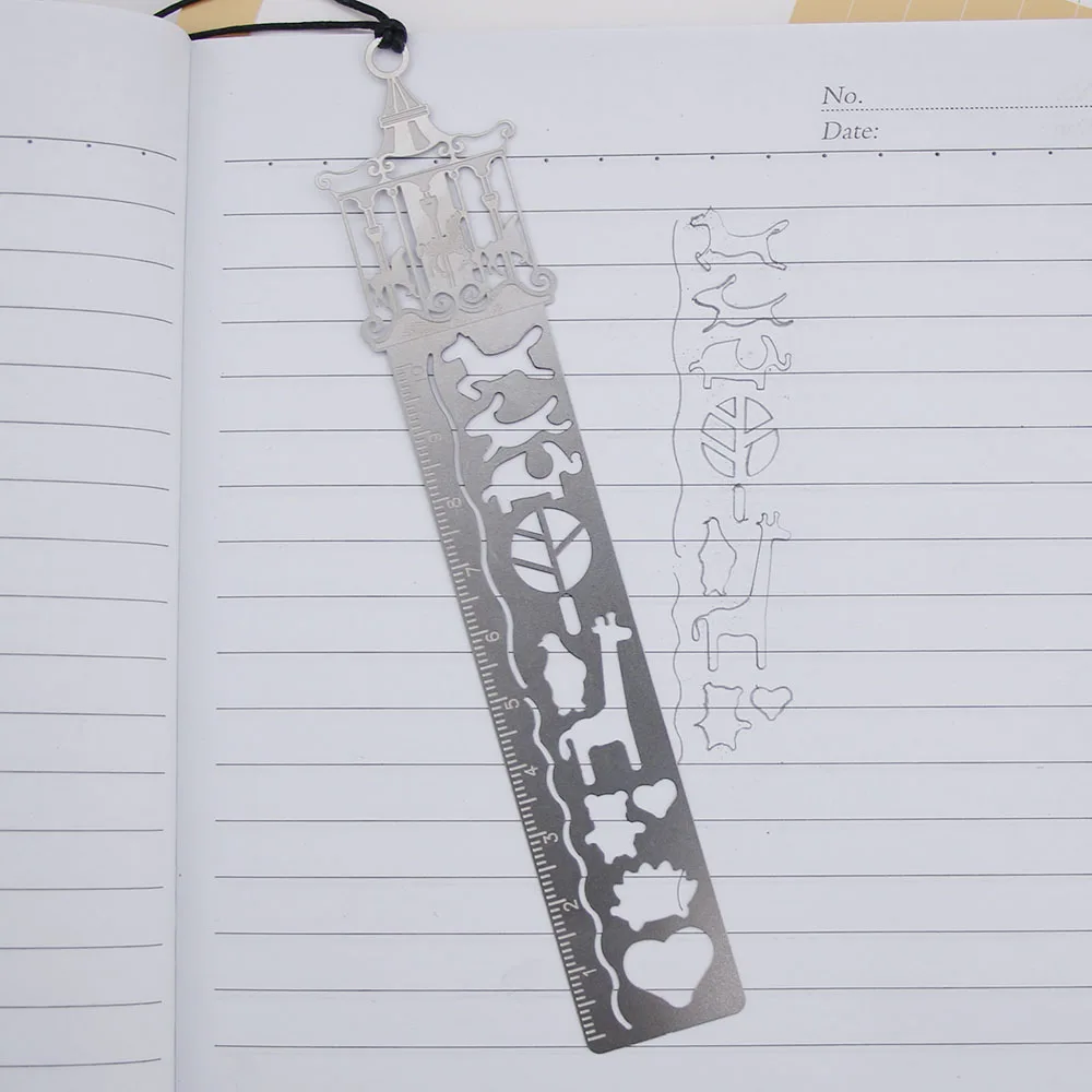 Трафарет с изображением спирографа 15 см|metal scale ruler|scale rulerdrawing template |
