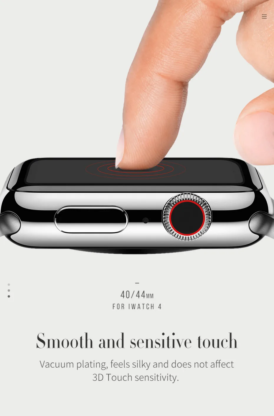 Оригинальная изогнутая 3D Защитная пленка для Apple i-Watch 4 полное покрытие Защитное стекло для Apple Watch Series 4 мм 40 мм 44 мм пленка