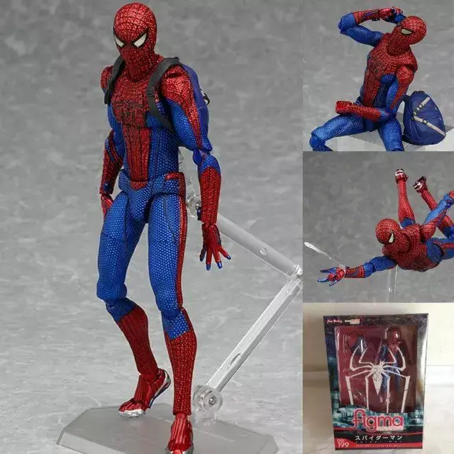 Человек Паук Удивительный паук Figma 199 ПВХ фигурка Коллекционная модель кукла