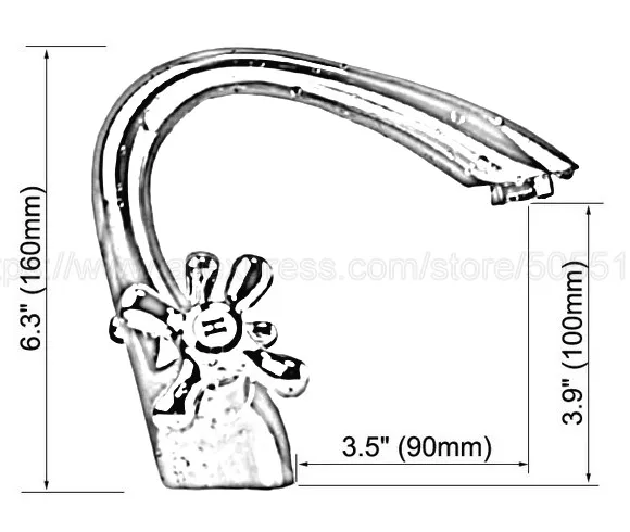 Латунный Смеситель для раковины в ванной комнате золотого цвета смеситель с