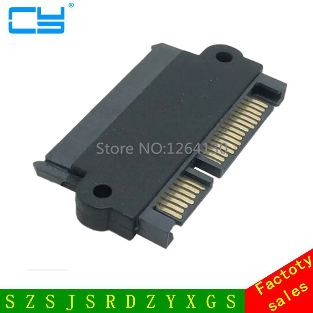 Высококачественный переходник с разъемом SATA 22Pin 7 + 15 pin папа на 22p P мама|sata 22pin|sata
