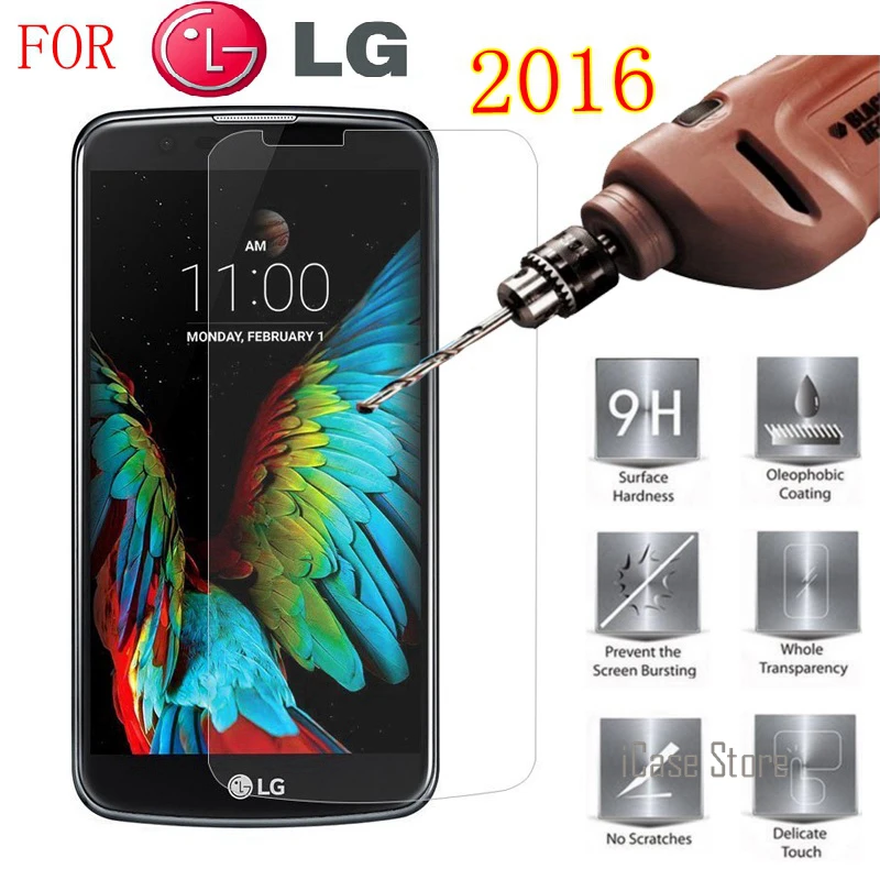 Закаленное Стекло для LG K10 K430DS K420N K430DSF K 430DS 420N 430DSF Q6 X220 X 220 Экран протектор пленка