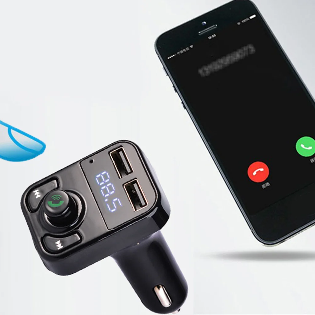 MP3 плеер Автомобильный fm передатчик беспроводной двойной порт аксессуары USB