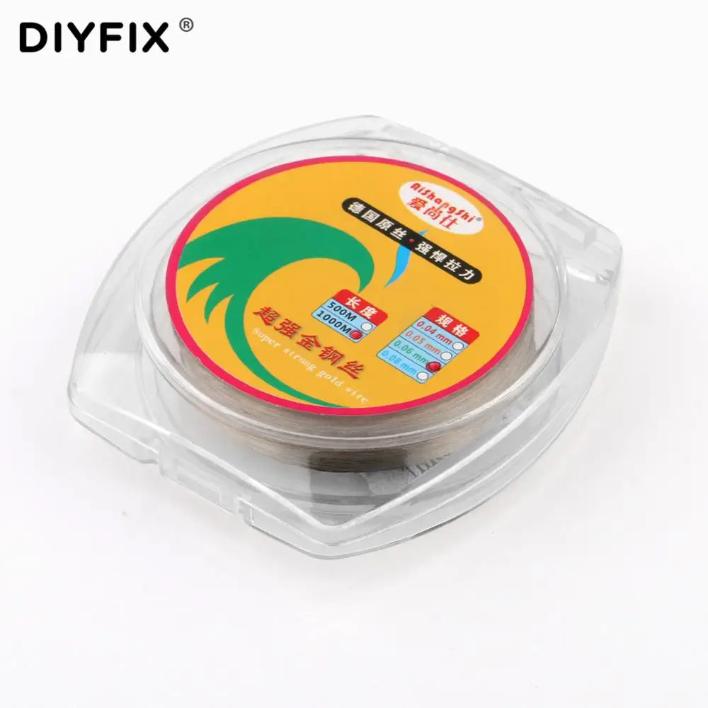 

0.04-0.08mm LCD Screen Separation Wire Cutting Line Mobile Phone Repair Tools for iPhone Samsung CellPhone 500M/1000M