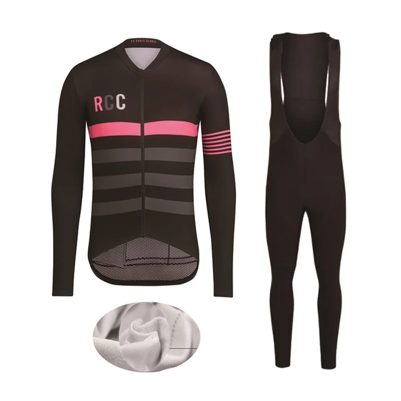 Winter Thermal Fleece Cycling Jersey 2018 cycling clothing Pro team Rcc long sleeve new style apparel | Спорт и развлечения