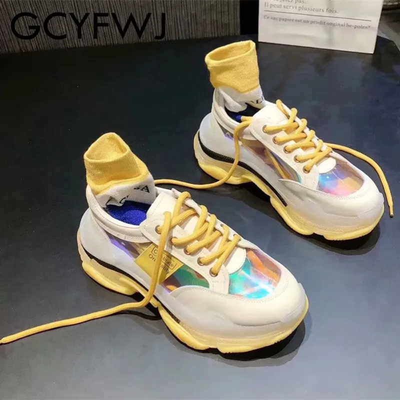 GCYFWJ/женские кроссовки с кристаллами и воздушной подушкой цветная модная обувь на