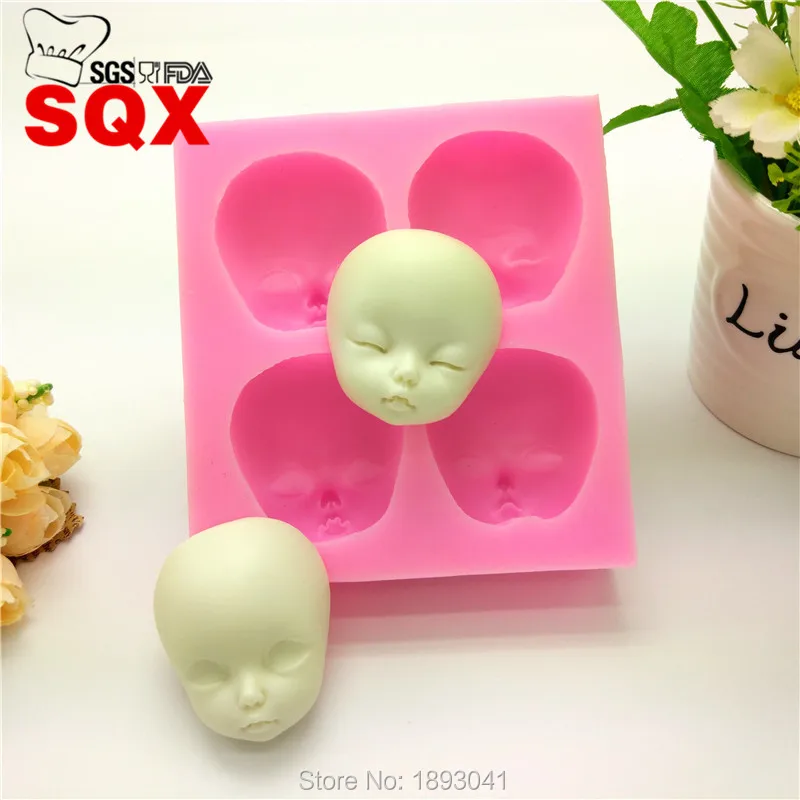 4 шт. милые детские формы для картин силиконовая форма мыла помадки украшения