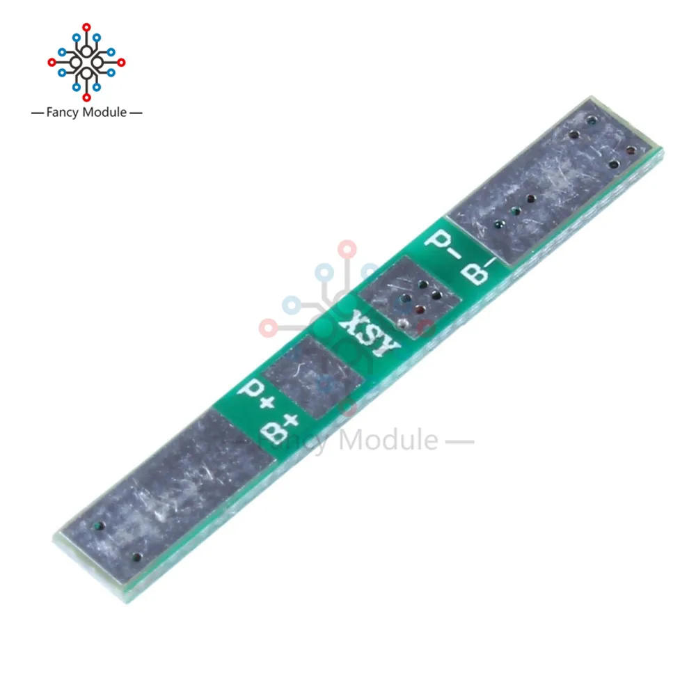 10 шт. 1S 3 7 V 2.5A литиевая батарея Защитная плата BMS PCM PCB полимерный разрядный литий