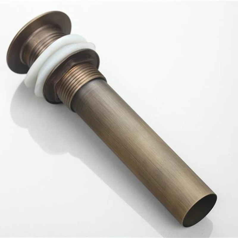 Высококачественный Слив для ванной комнаты KEMAIDI Ретро Антикварный латунный