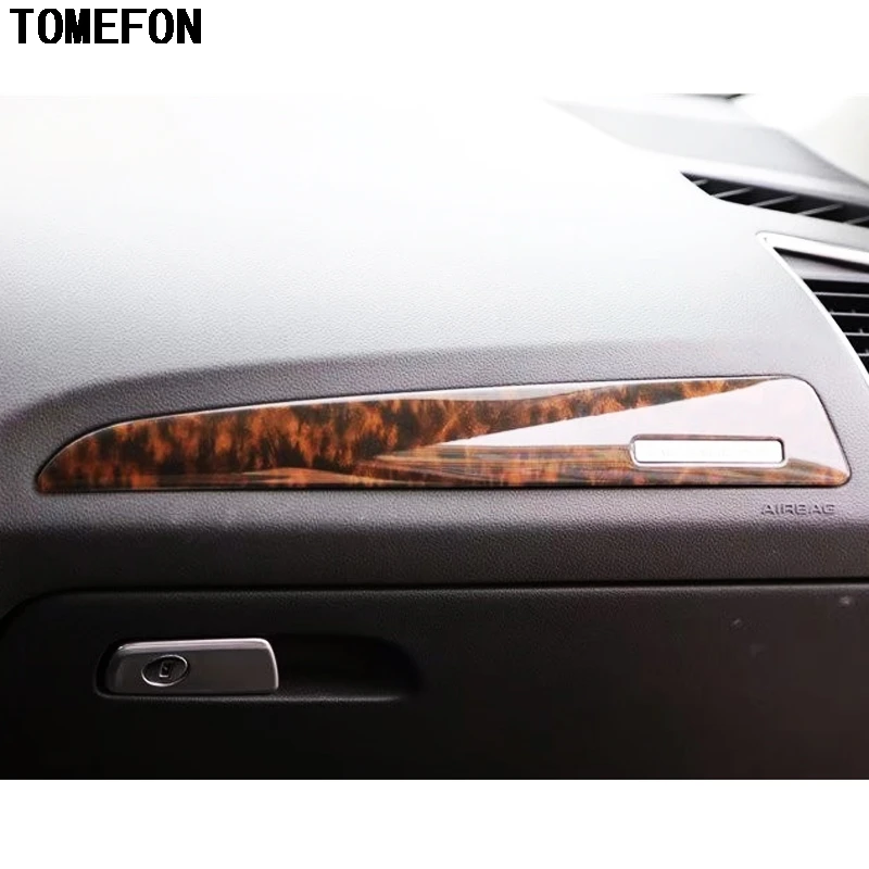 TOMEFON для Audi Q5 2013 2016 ABS Пластик специальные коричневый Краски крышка внутренней