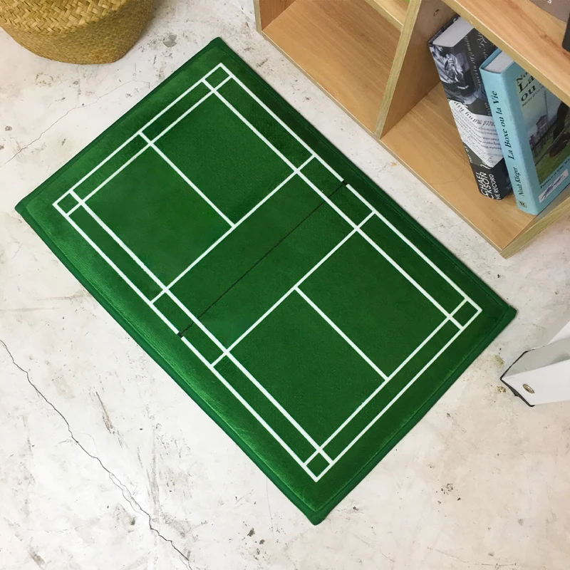 40x6 0 см/50x8 0/60x90 см корт для бадминтона/теннисный напольный коврик вельветовый