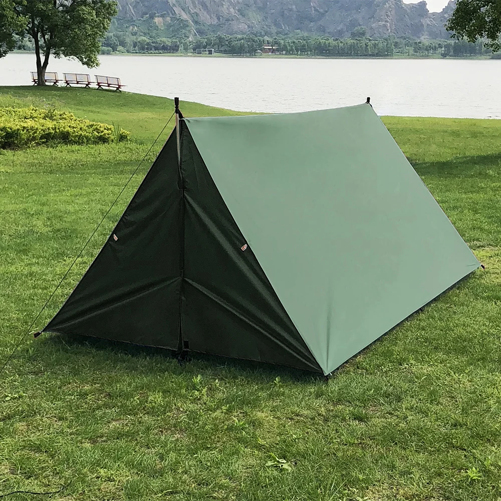 9.8ft x 9.8ft Lightweight Hammock Sun Shelter Shade Tent Tarp Awning Canopy for Outdoor Camping Hiking Backpacking Picnic