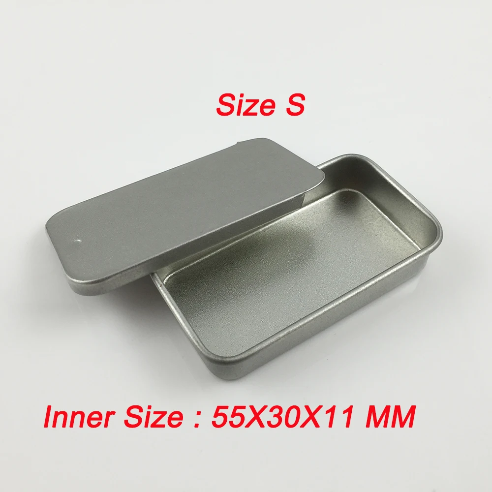 Металлическая жестяная коробка 12 шт./лот набор для выживания контейнер хранения