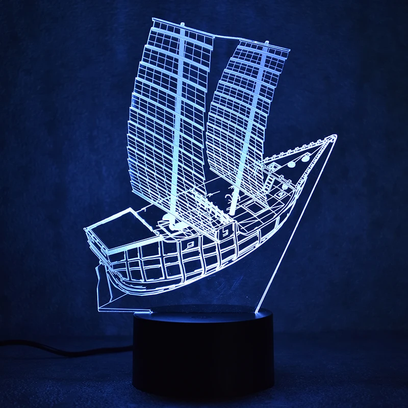 Настольная лампа с 3d подсветкой и USB портом|light gift|lamp sleepusb table |