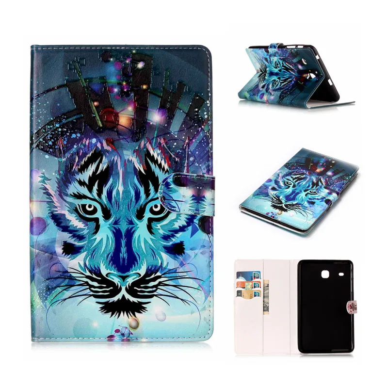 Kefo для Samsung Galaxy Tab E 9 6 T560 T561 SM из искусственной кожи чехол T377 T580 T585N S3 7 T820 T825