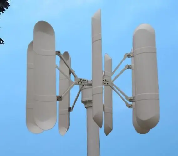 2165mm length 2KW High quality vertical wind turbine blades vawt low 5pcs/lot axis u-type VAWT | Обустройство дома