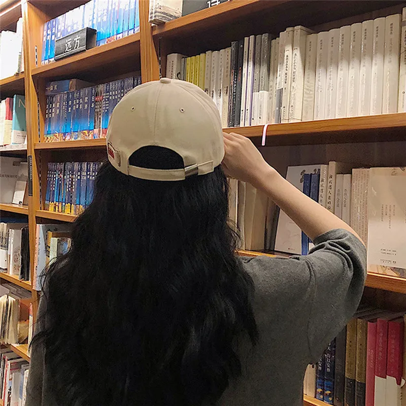 Корейский стиль унисекс 100% хлопок Snapback бейсболка хип хоп металлическая кнопка