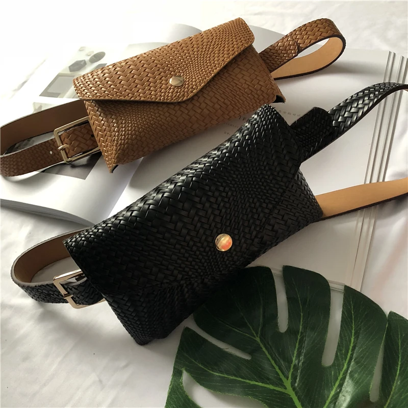 

2019 Cinturon Hombre Hombre Cinto Tactical Belt Women's Vintage Woven Pu Mobile Phone Bag Decorative Sweater And Coat Fashion