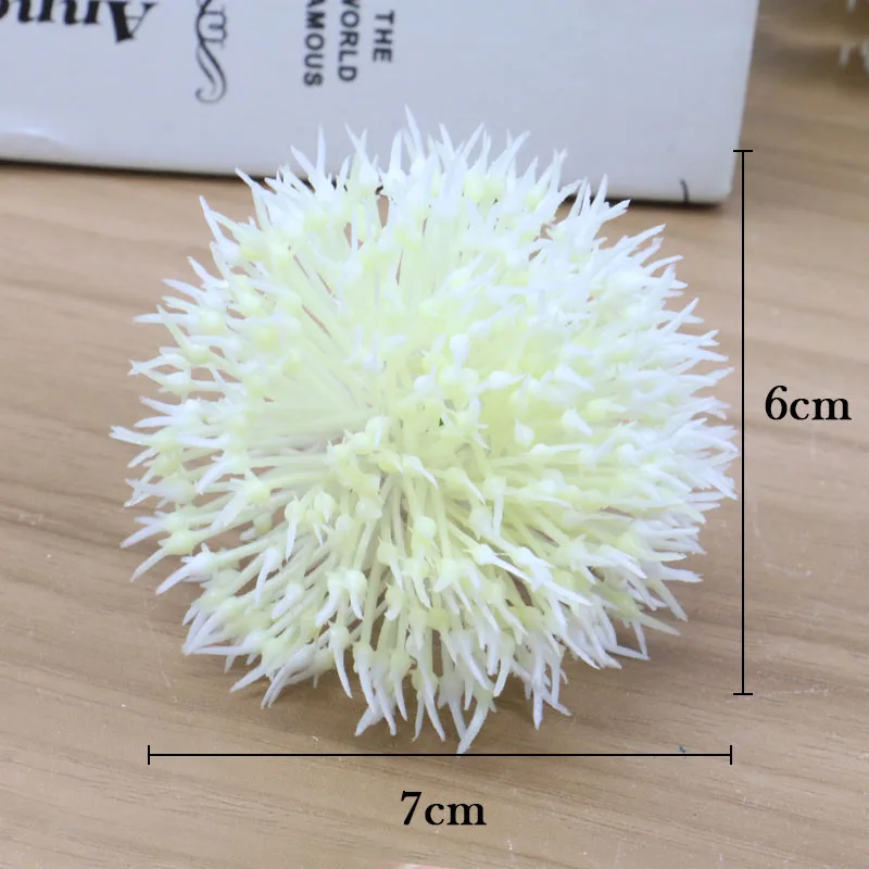 HMEOT 2 pcs plastic artificial Dandelion flower head Simulation plants home decor wedding saint valentine party | Дом и сад