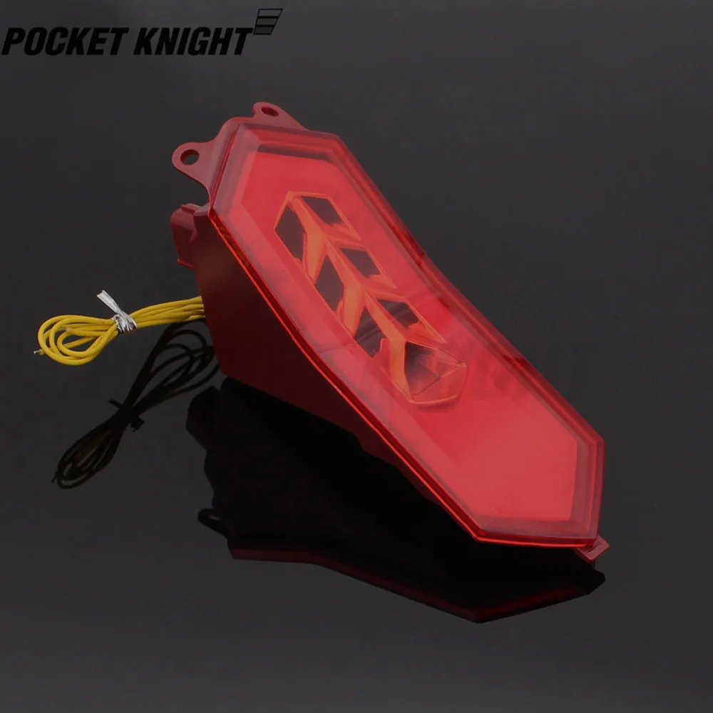 For YAMAHA YZF R1 R1S R1M 2015 2016 2017 2018 2019 R6 Rear Tail Light Brake Turn Signals Integrated LED |