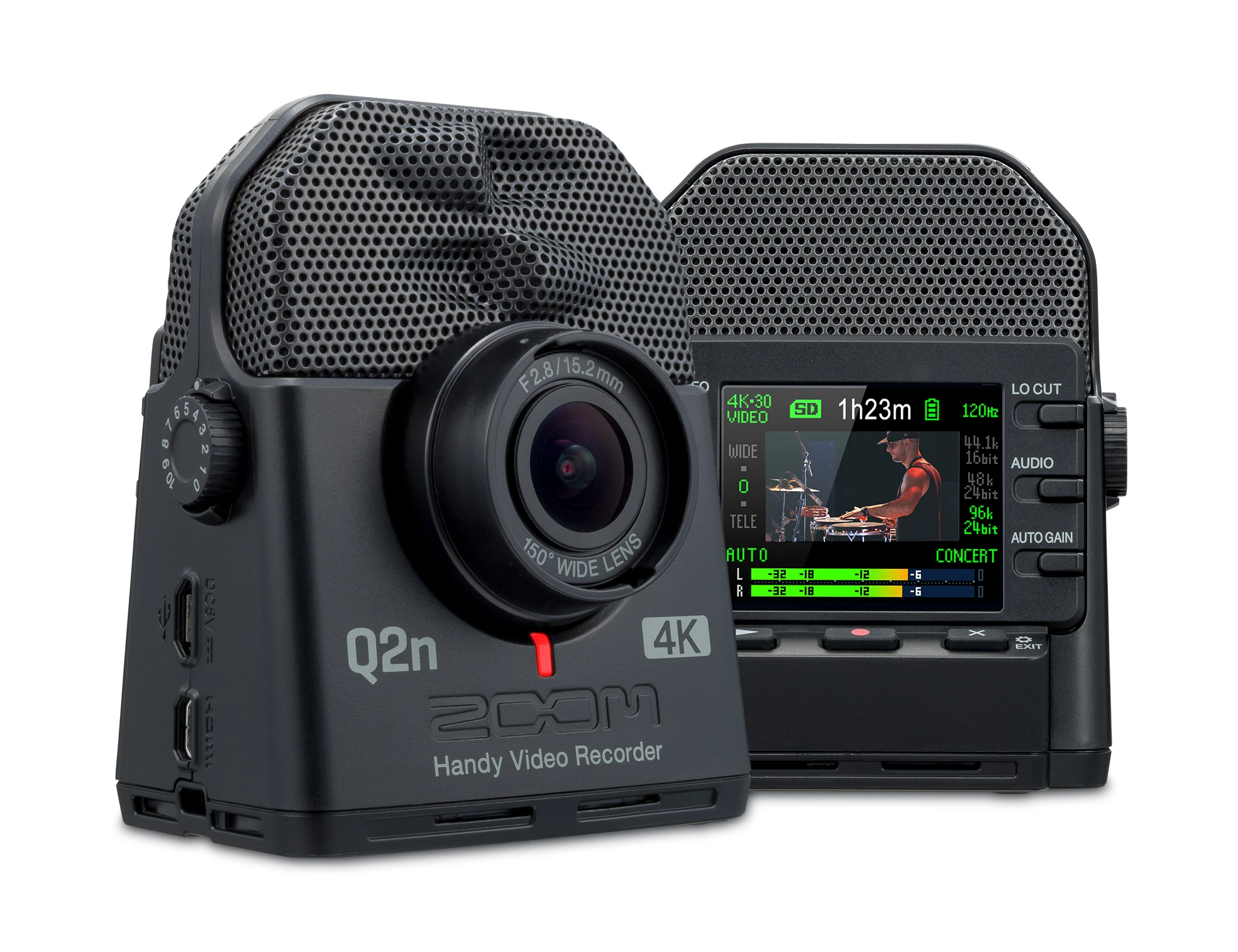 ZOOM Q2N4K удобный видеорегистратор 4K фотоаппарат/запись/камера для музыкантов