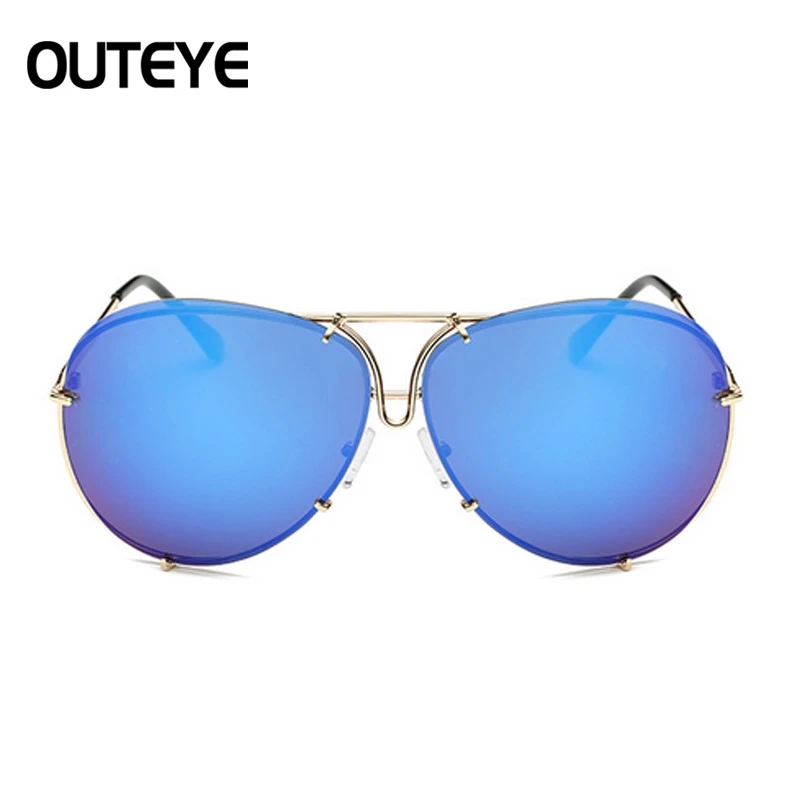 Роскошные женские солнцезащитные очки в стиле ретро большие круглые с