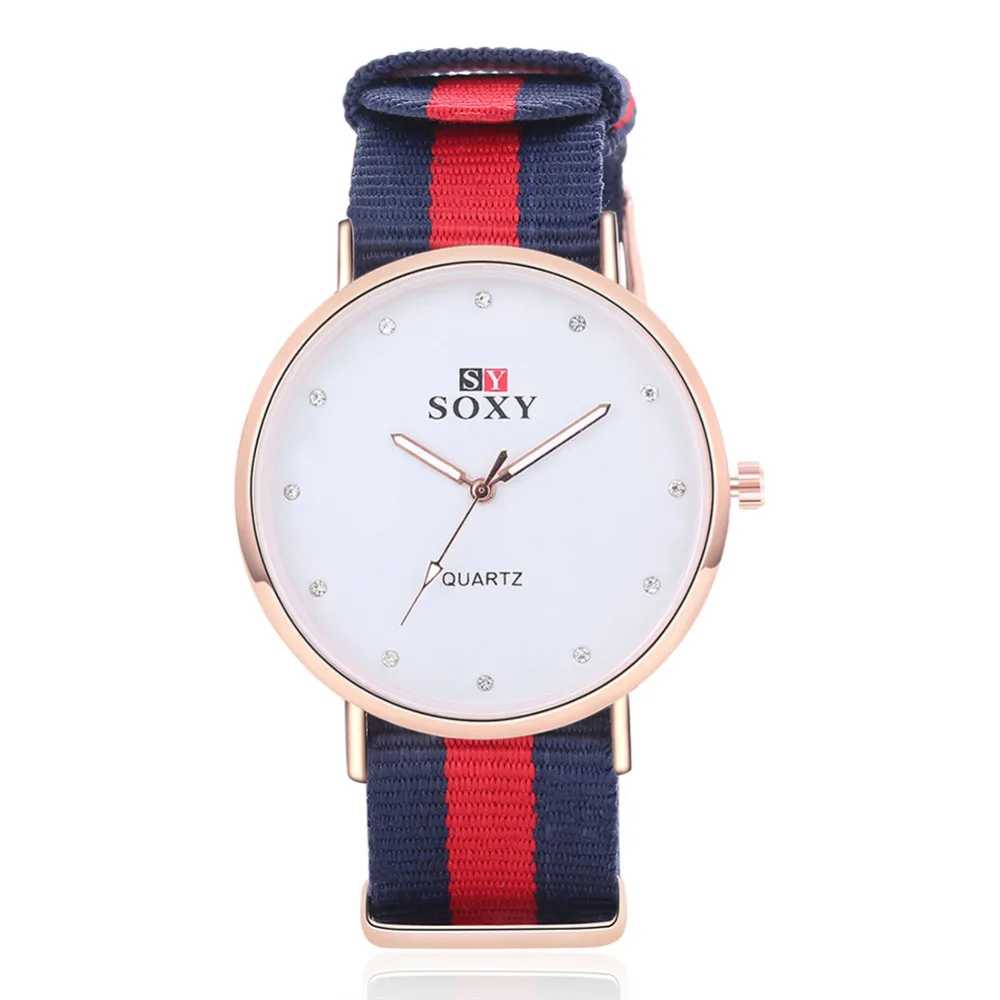 Часы наручные soxy женские кварцевые с тканевым ремешком|reloj brand|reloj fashionreloj multicolor |