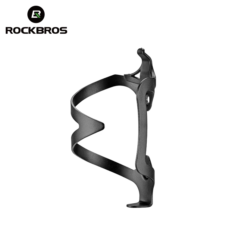 ROCKBROS 3D велосипедный держатель для бутылки с водой Велоспортные велосипедные бутылки воды клеткой держатель 33 г сверхлегкий алюминиевый сплав держатели бутылки - Цвет: Unilateral black
