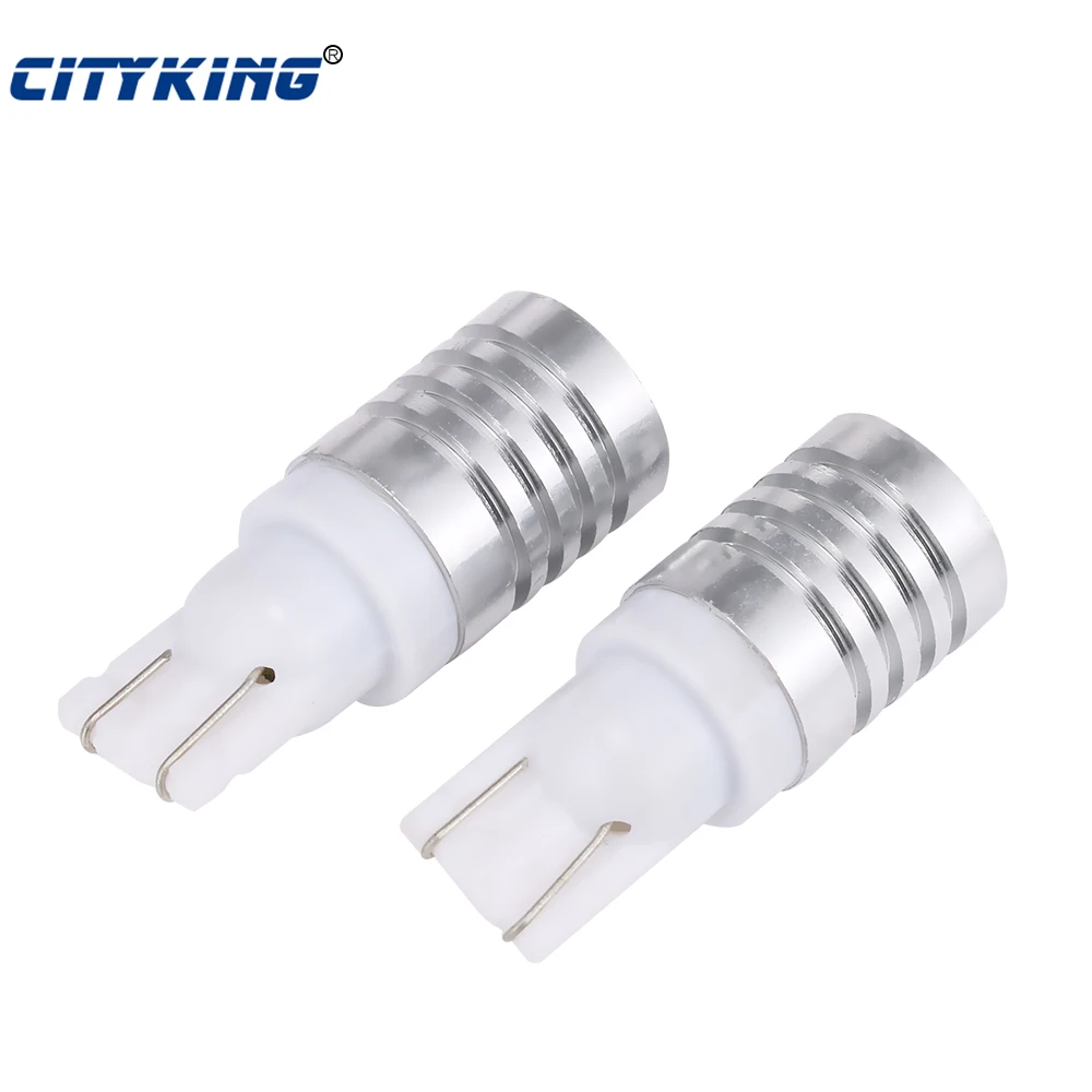 Бесплатная доставка 100 шт./лот супер яркий T10 светодиод на танкетке 5 Вт CREE чипы led
