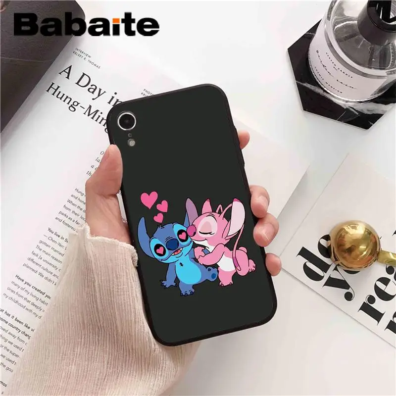Babaite Lilo Stitch роскошный уникальный дизайн PhoneCase для iPhone 8 7 6 6S Plus X XS MAX 5 5S SE XR 10 Чехол