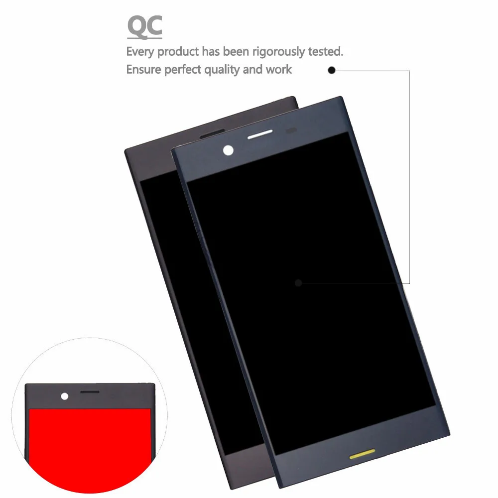 Оригинальный дисплей для SONY Xperia XZ F8331 F8332 сенсорный экран дигитайзер запасные