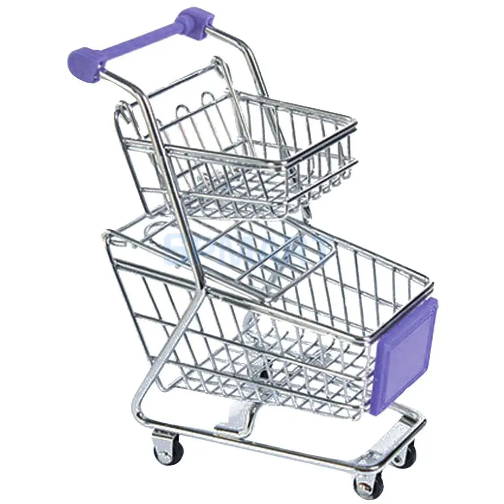 Мини тележка для покупок с двумя ярусами желтая|trolley toy|shopping trolley toyshopping cart toy |