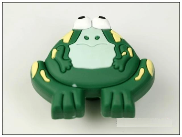 

10Pcs Cartoon Frog Furniture Handles Rubber Baby Boys Girls Room Furniture Knobs