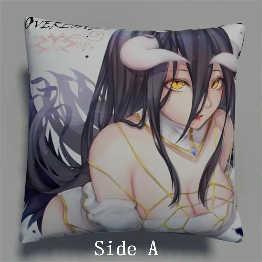 Suef Аниме Манга Overlord Albedo аниме двухсторонняя подушка чехол для подушки 430 | Дом и