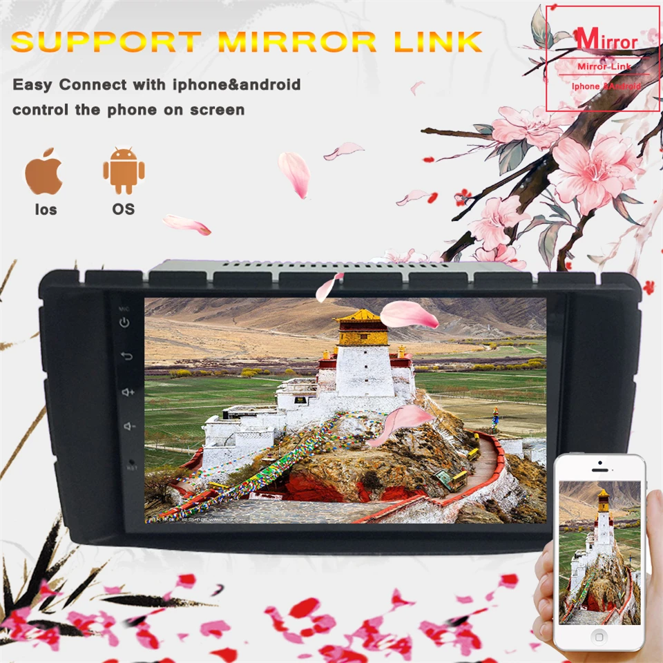 Автомобильный мультимедийный плеер 7 дюймов 8 ядер Android 1 для TOYOTA Hilux 2012 2013 2014 |