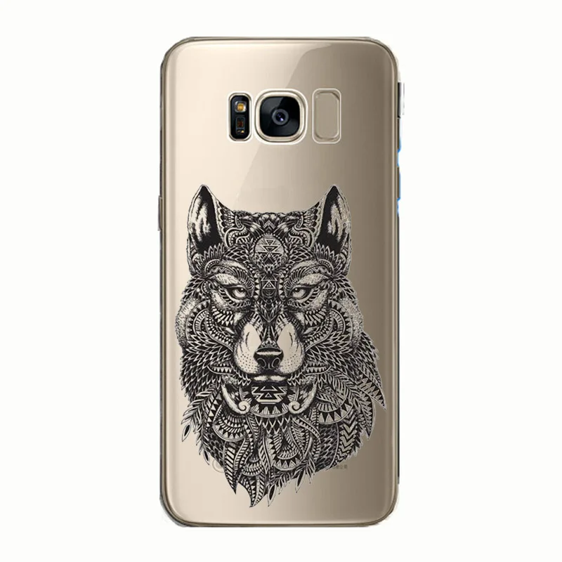 Тотема Совы Жираф Кот с узором и изображением слона Дизайн Мягкий силиконовый