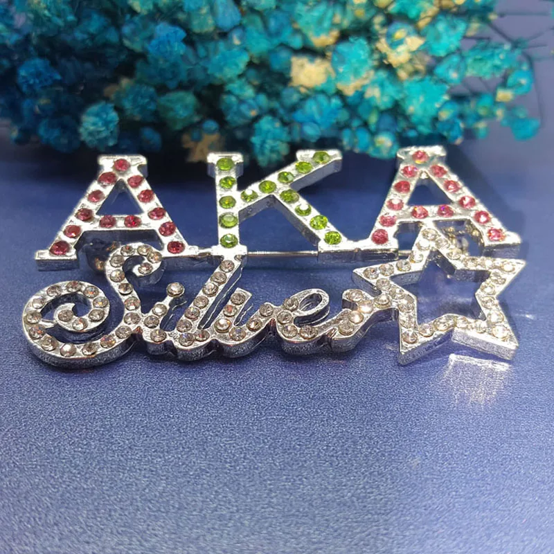 GRANDBLING Новое поступление "AKA silver star" слово булавки отличный подарок для членов Сестринство