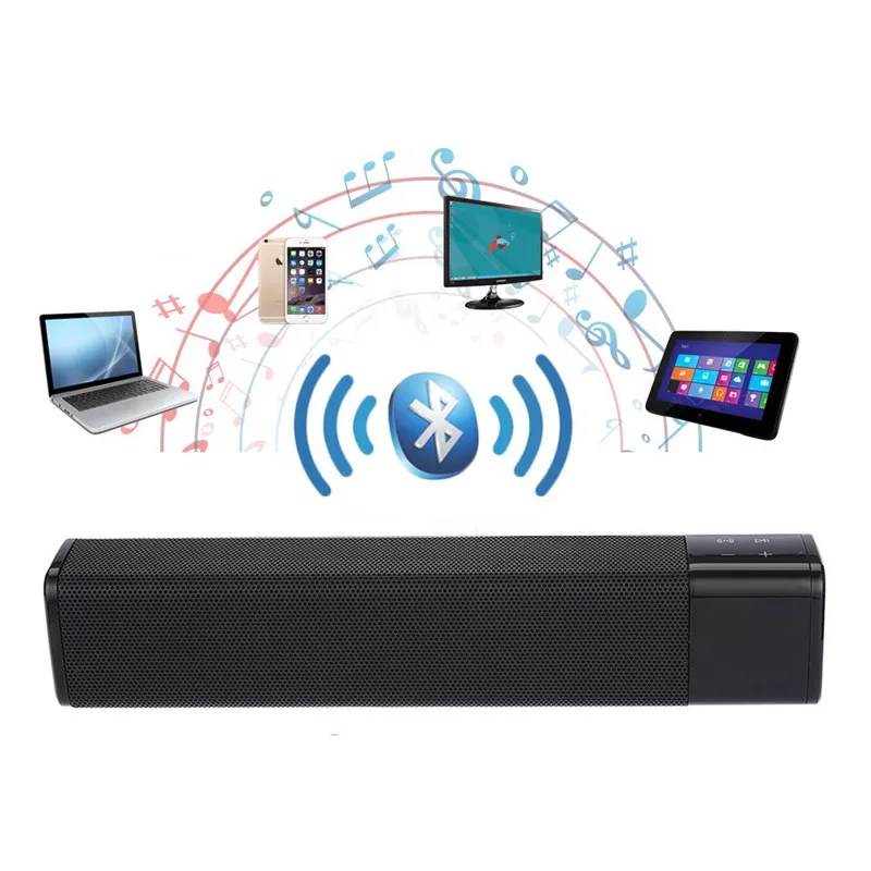Большая мощность беспроводной Bluetooth динамик 20 Вт NFC портативный сабвуфер громкий
