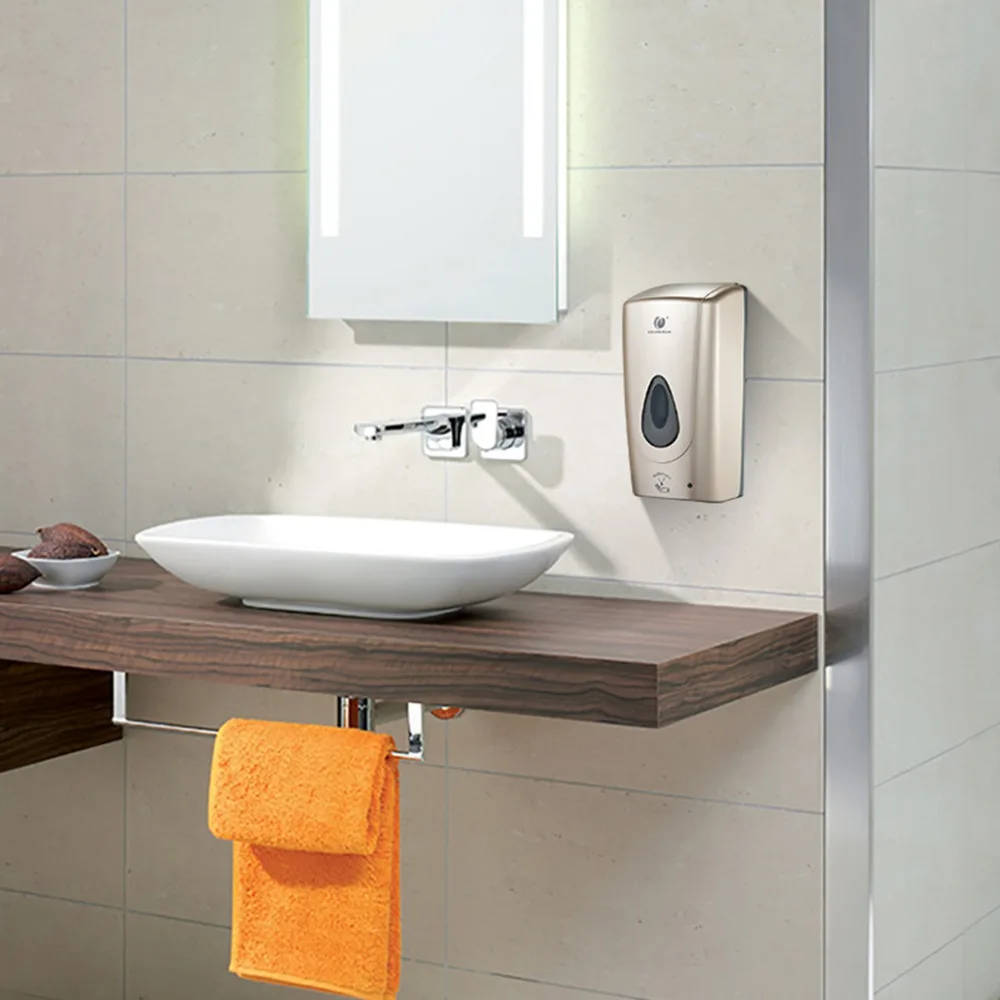 

Automatic Soap Dispenser Free Punching Wall Mount Froth Pump Foam Spray Lotion Liquid Soap Container Dispenser Shampoo Box