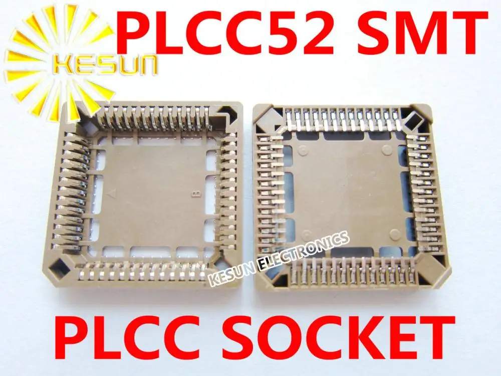 

48 шт PLCC52 PLCC 52 штырьки SMT Тип IC розетка