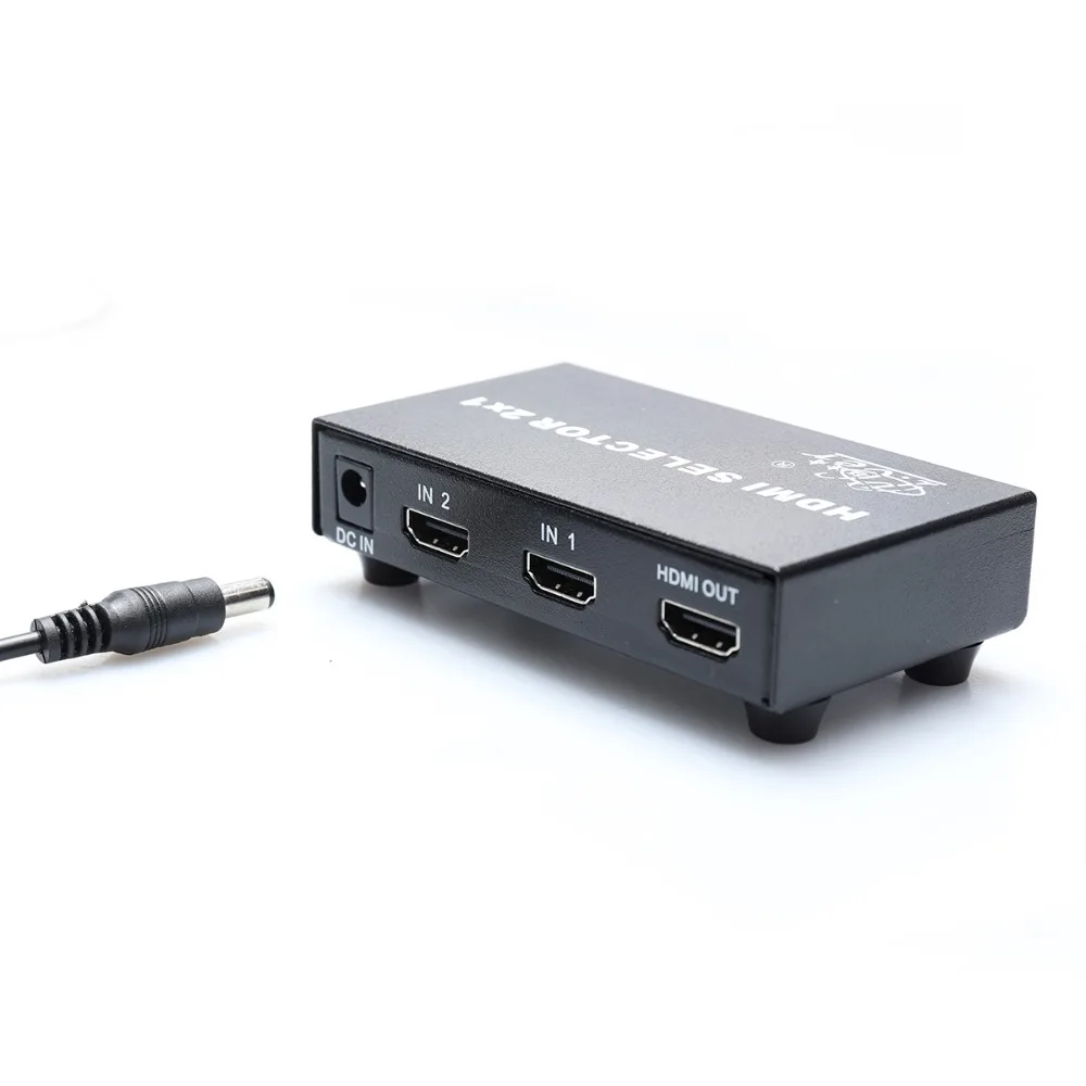 Pcer Hdmi Разделительный Переключатель Выбор 1920*1080P Переключатель 2x1 Адаптер 2 в 1 Выходной Конвертер для PS4/3 ТВ-приставка