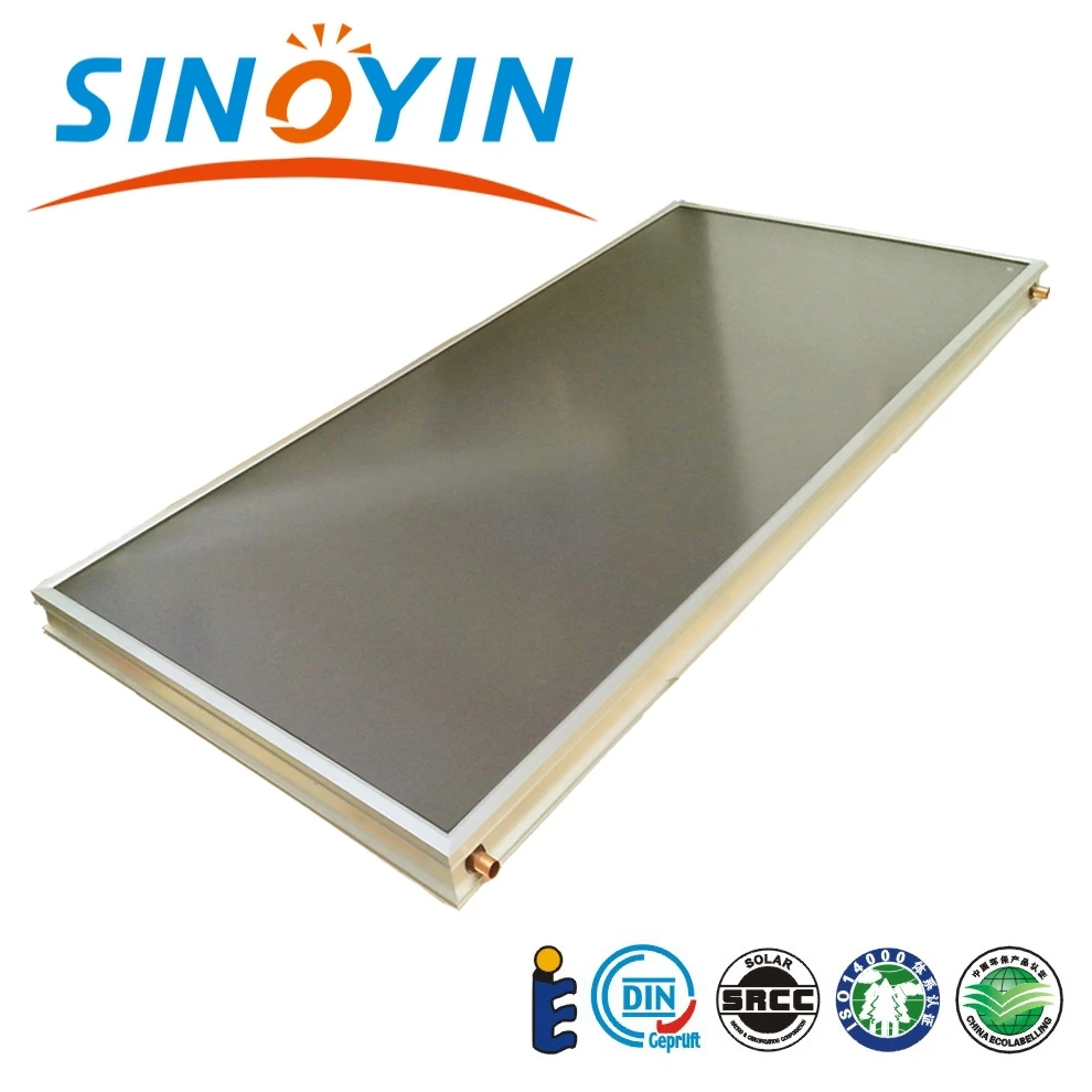 flat plate solar collector with imported selective coating absorber panel thermal collectors | Обустройство дома