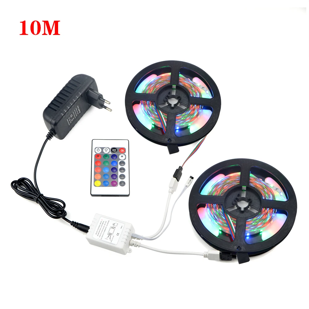 1 комплект 5 м или 10 2835 SMD RGB светодиодный ленточный светильник декоративная лента +