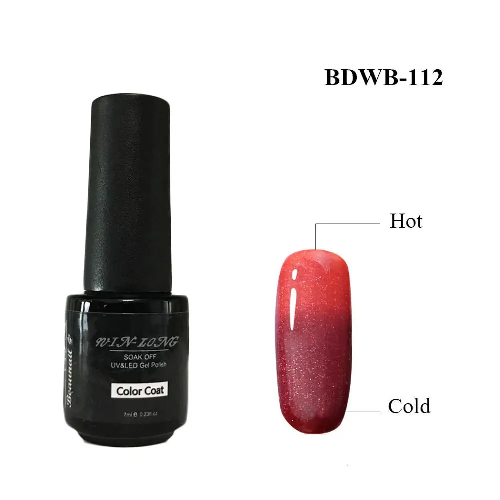 Температура изменить лак для ногтей UV светодиодный Gellak Soak Off Gelpolish Vernis полу