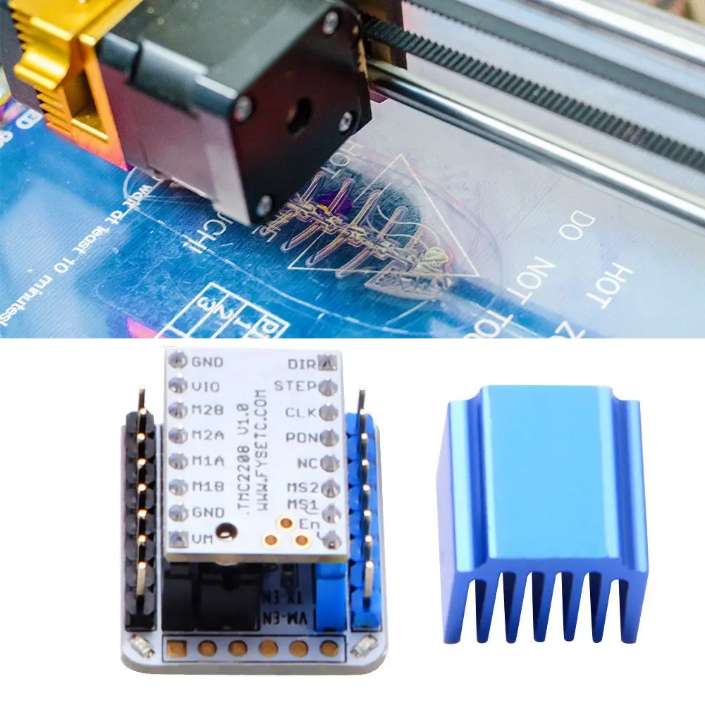 (Drop shipping) TMC2208 V1.0 Stepper Motor Driver + Tester Module With Stackable Headers | Обустройство дома