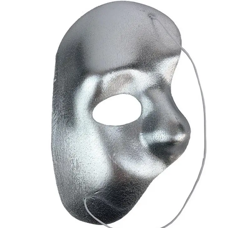 Маска левая половина лица Phantom Of The Night Opera мужские и женские маскарадные маски вечерние маскарадные маски для Хэллоуина праздничные принадлежности