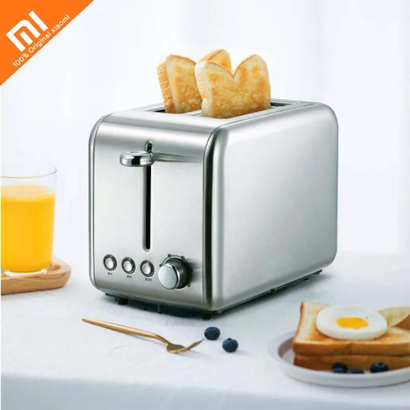 Электрический тостер Xiaomi youpin из нержавеющей стали машина для выпечки хлеба