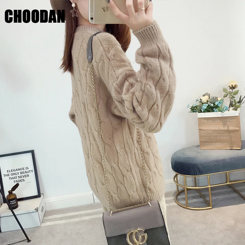 Фото Sweater Women Autumn Winter Long Sleeve 2018 Oversized Sweaters And Pullovers Ladies Tops Casual Knitting Shirt Female Clothing Женская Sweater Women Autumn Winter Long Sleeve 2018 Oversized Sweaters And Pullovers Ladies Tops Casual Knitting Shirt Female Clothing Женская