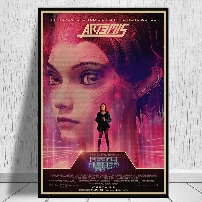 Постер из крафт-бумаги Ready Player One с высокой печатью художественная живопись