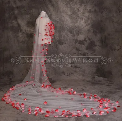 Свадебные вуали длиной 5 метров свадебная аппликация свадебные аксессуары хит